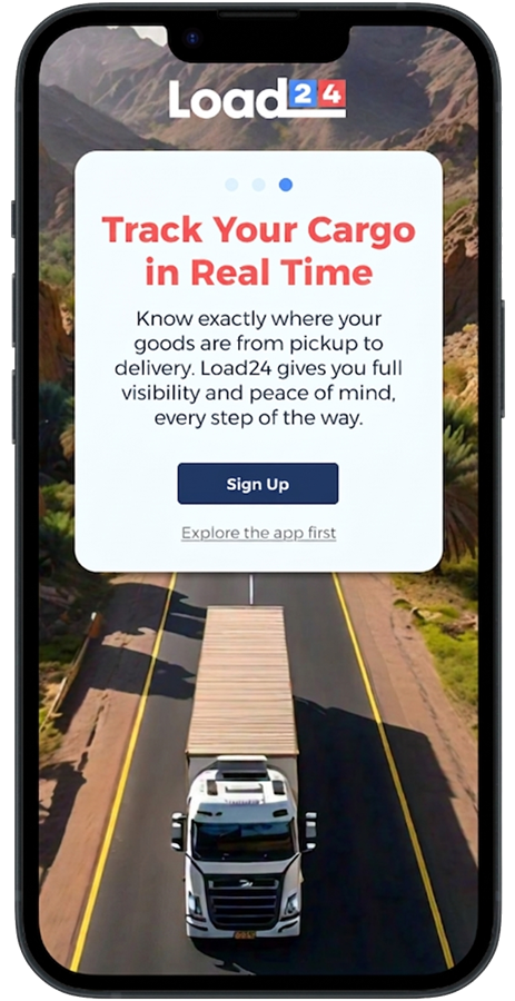 Load24 Cargo — track your cargo in real time
