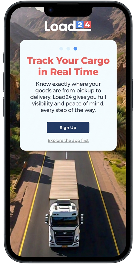 Load24 Cargo — track your cargo in real time